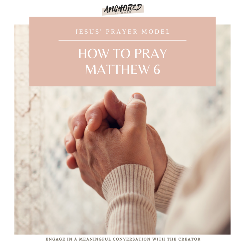 pray matthew 6