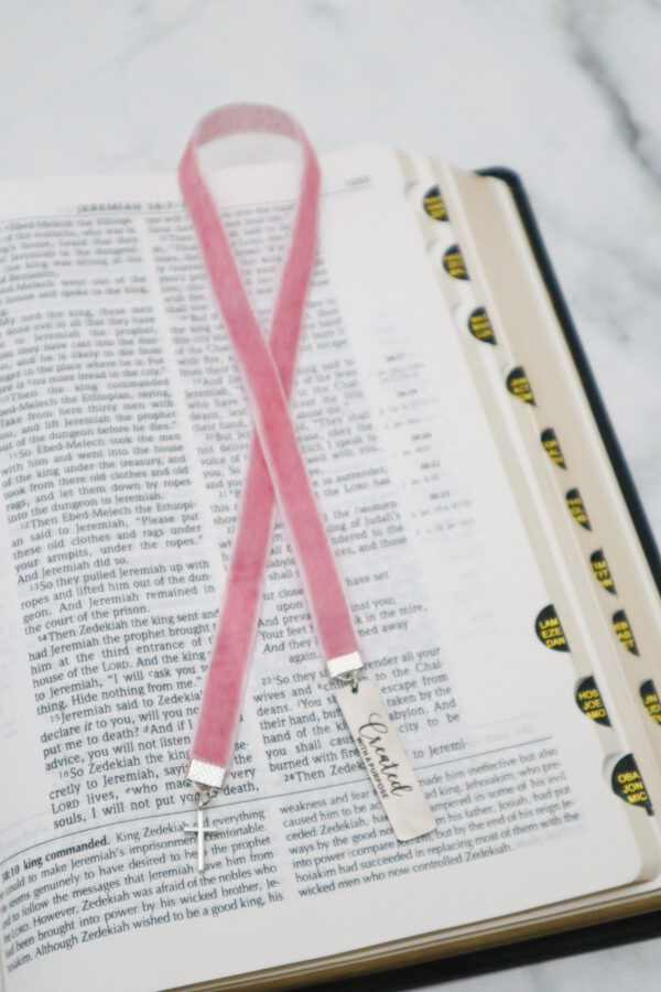 Velvet Pink Bookmark