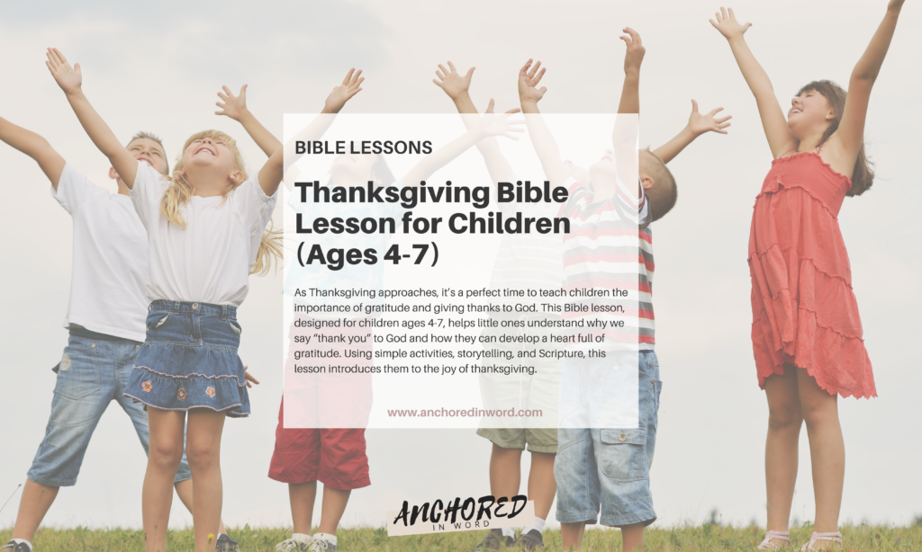 a group of children raising their hands in thanksgiving